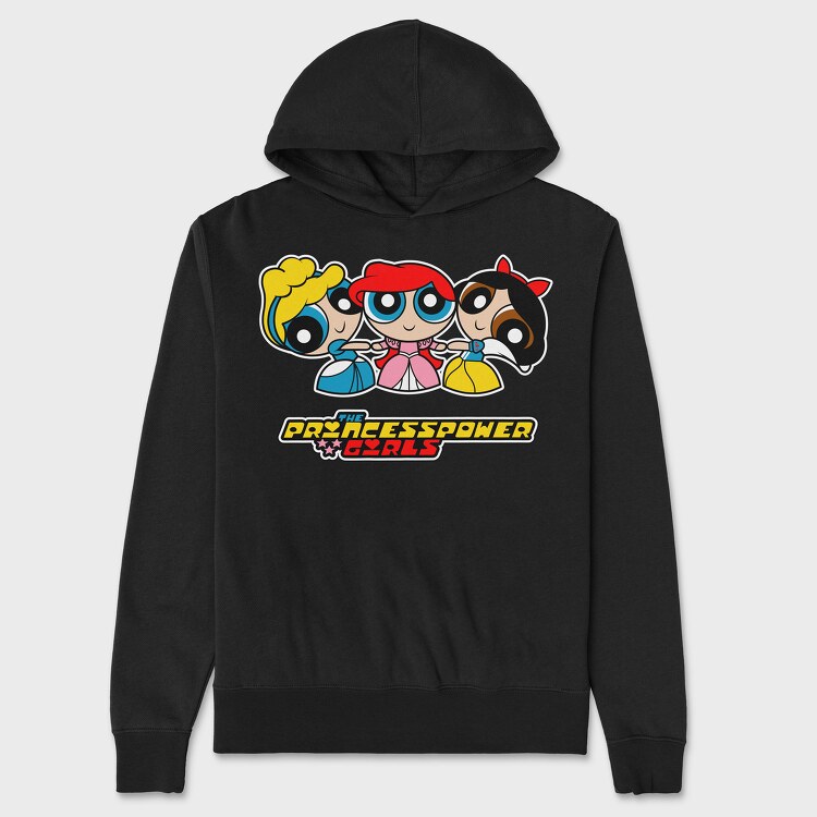 The Powerpuff Girls Cenicienta Ariel, Unisex Men's Hoodie