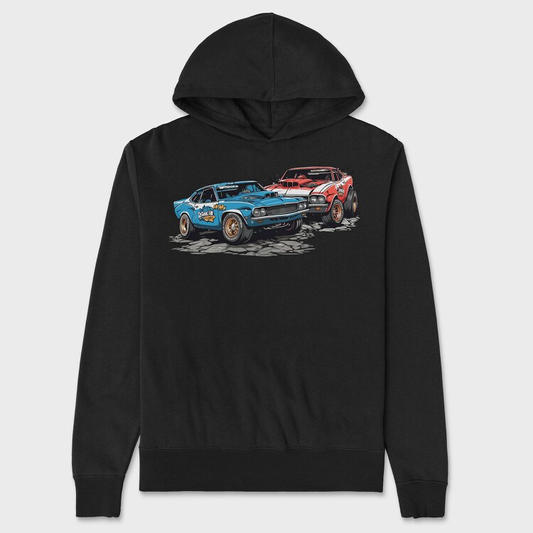 Derby Cars, Unisex Men's Hoodie