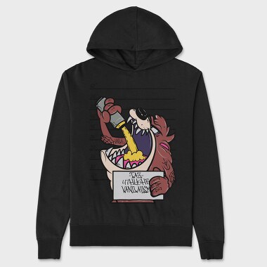 Prisoner Tasmanian Devil, Unisex Men's Hoodie