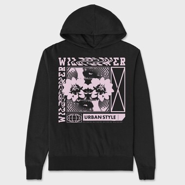 Flower 2, Unisex Men's Hoodie