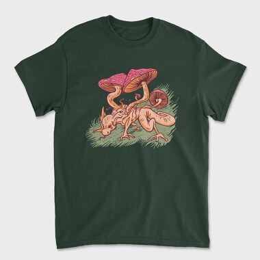 Unisex Men's T-Shirt, Mushroom Dragon