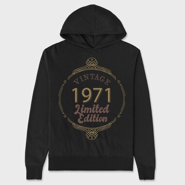Vintage Limited Edition, Unisex Men's Hoodie