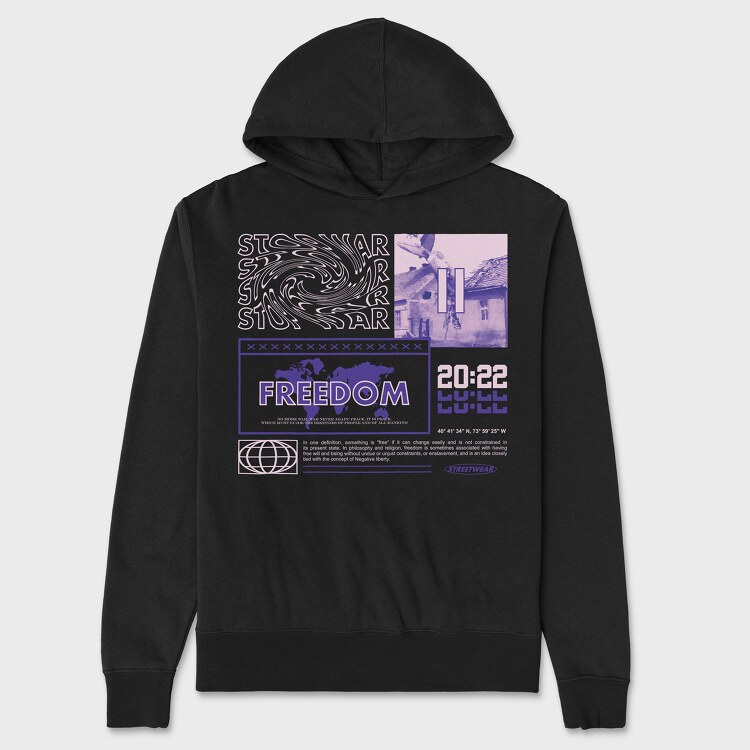 Freedom 2, Unisex Men's Hoodie