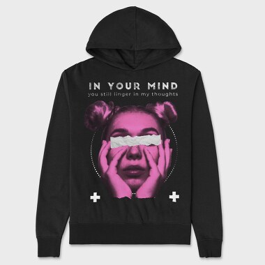 Unisex Men's Hoodie, In Your Mind