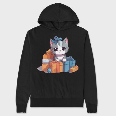Birthday Cat, Unisex Men's Hoodie