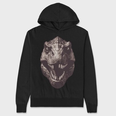 Trex Missing Tooth, Unisex Men's Hoodie