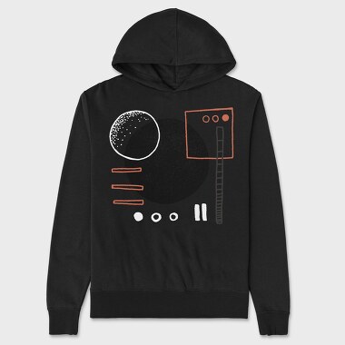 Abstract Organic, Unisex Men's Hoodie