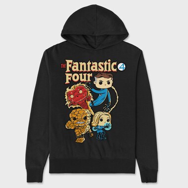Funko Marvel fantastic four, Unisex Men's Hoodie