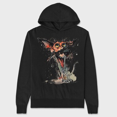 Crazy Dog Ink, Unisex Men's Hoodie