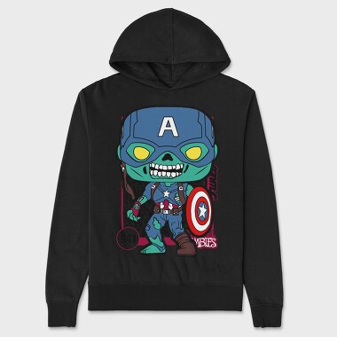 Funko Marvel Zombies captain america, Unisex Men's Hoodie