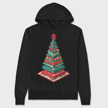 Christmas Tree Boardgames Meeple, Unisex Men's Hoodie