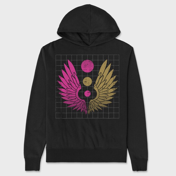 Abstract Wings, Unisex Men's Hoodie