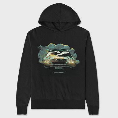 Car Shadow, Unisex Men's Hoodie