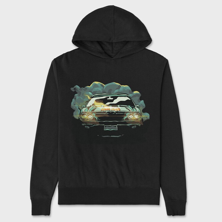 Car Shadow, Unisex Men's Hoodie