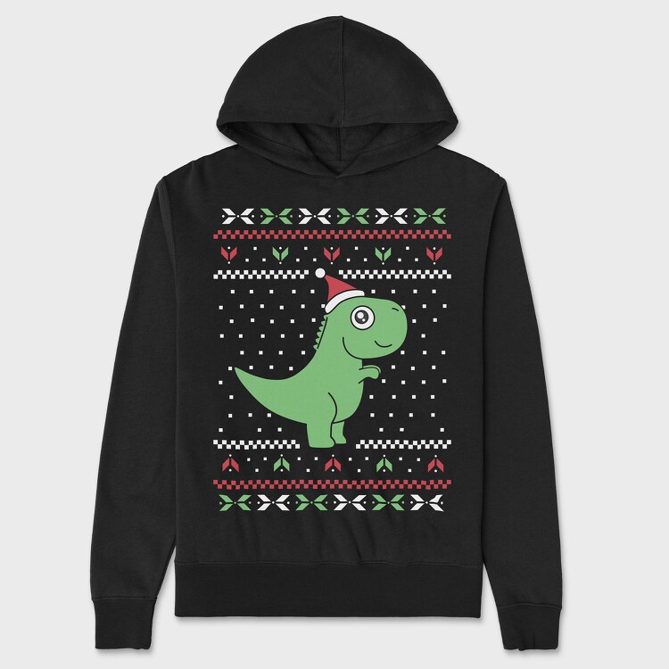 Trex Ugly Sweater, Unisex Men's Hoodie