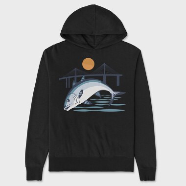 Fish Illustration 3, Unisex Men's Hoodie