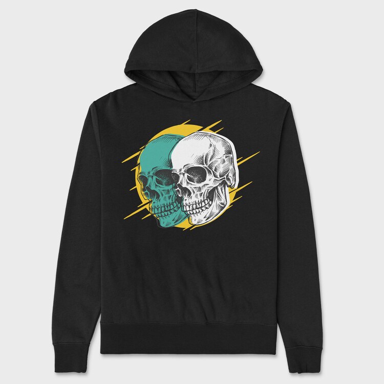 Skulls, Unisex Men's Hoodie