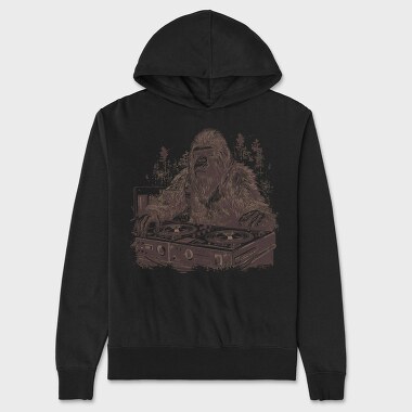 Dj Bigfoot, Unisex Men's Hoodie