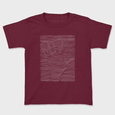 3D illusion Hand, Kids' T-Shirt