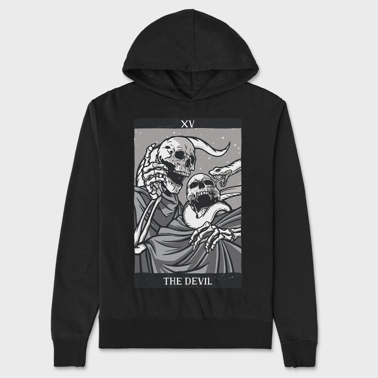 The Devil Card, Unisex Men's Hoodie