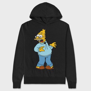 Grandpa Simpson, Unisex Men's Hoodie