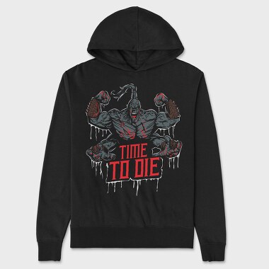 Time to Die Mortal Kombat, Unisex Men's Hoodie