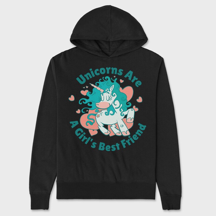 Cute Unicorn, Unisex Men's Hoodie