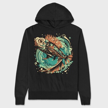 Fish Ornament, Унисекс Мъжко Суичър