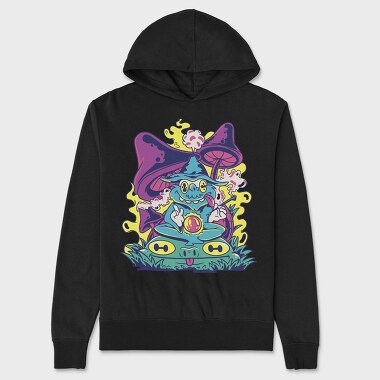 Trippy Wizard, Unisex Men's Hoodie