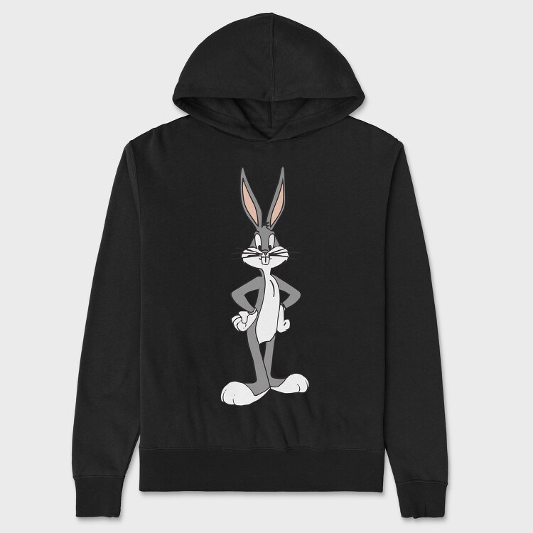 Cartoon Retro Bugs Bunny 5, Unisex Men's Hoodie