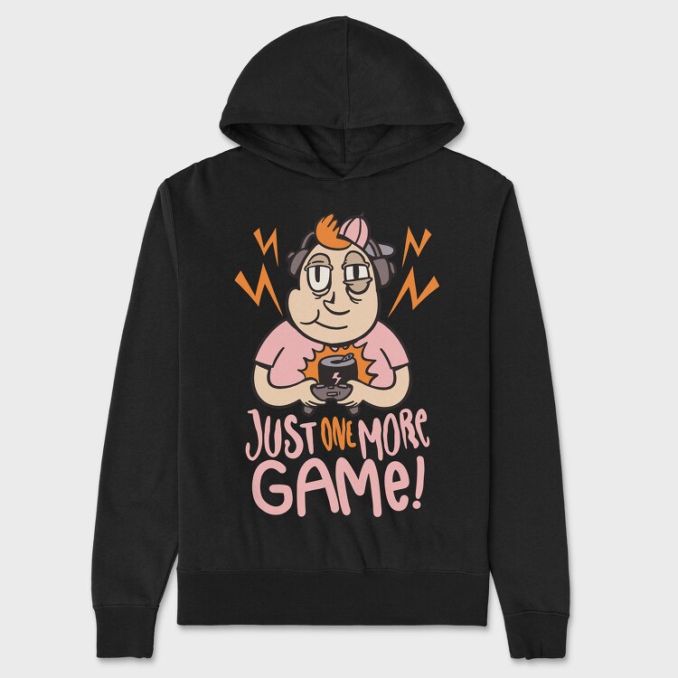 One More Game, Unisex Men's Hoodie
