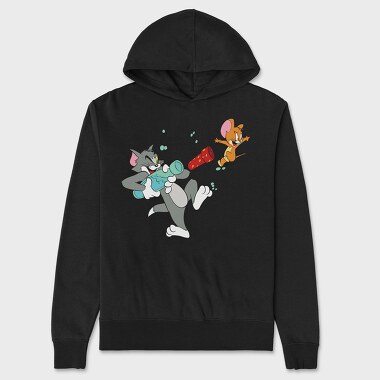 Tom and Jerry 17, Unisex Men's Hoodie