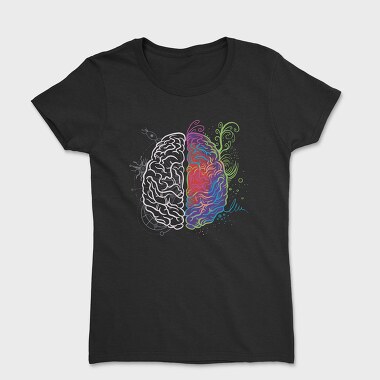 Brain Leftand Right, Women's T-Shirt