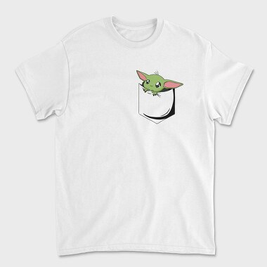 Pocket Baby Yoda 23, Unisex Men's T-Shirt
