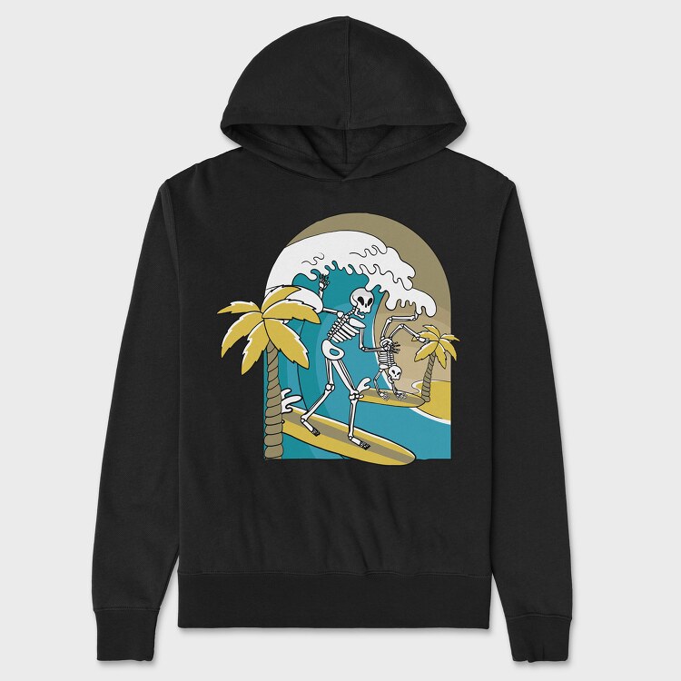 Wave, Unisex Men's Hoodie