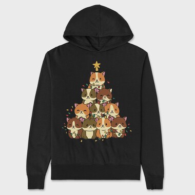 Hamster Christmas Tree, Унисекс Мъжко Суичър