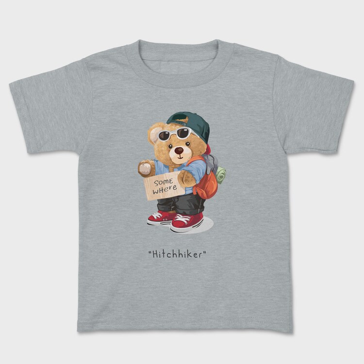 Hiker Autumn Path, Unisex Men's T-Shirt