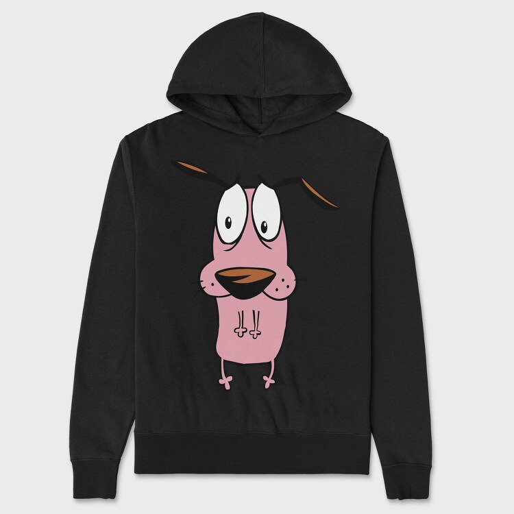 Cartoon Retro Courage the Cowardly Dog 6, Унисекс Мъжко Суичър