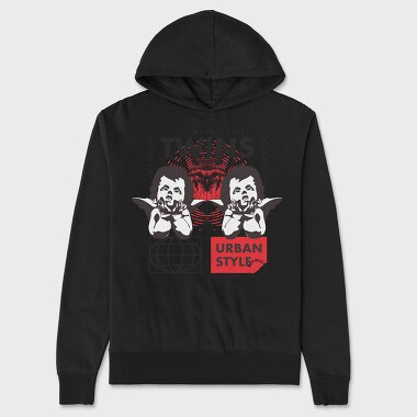 Twins 1, Unisex Men's Hoodie