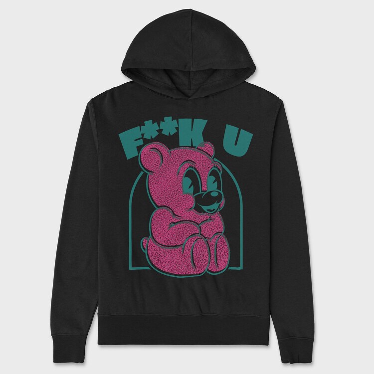 Cute Bad Bear, Унисекс Мъжко Суичър