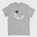 Astronaut Alien, Unisex Men's T-Shirt