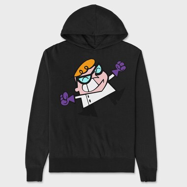 Cartoon Retro Dexter Laboratory 1, Unisex Men's Hoodie