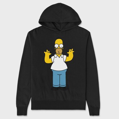 Homer Simpson 1, Unisex Men's Hoodie