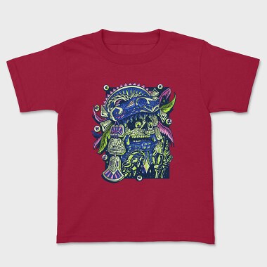 Prehispanic Warrior, Kids' T-Shirt