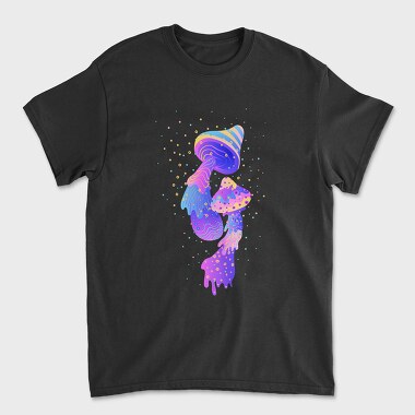 Psychedelics Mushrooms, Unisex Men's T-Shirt
