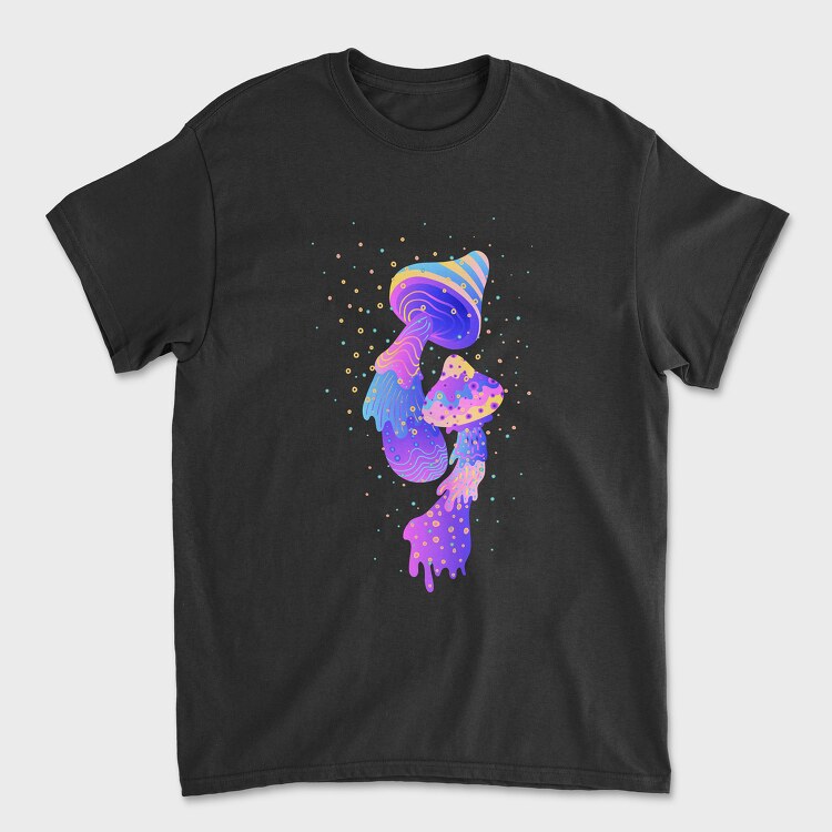 Psychedelics Mushrooms, Unisex Men's T-Shirt