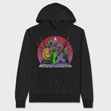 PlantsVSZombies Illustration, Unisex Men's Hoodie