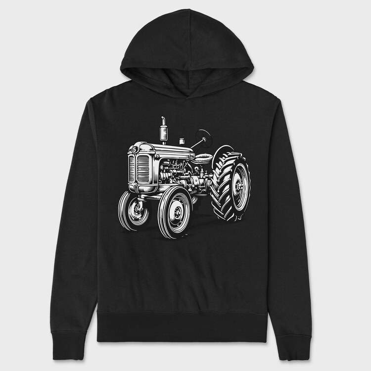 Classic Tractor, Unisex Men's Hoodie