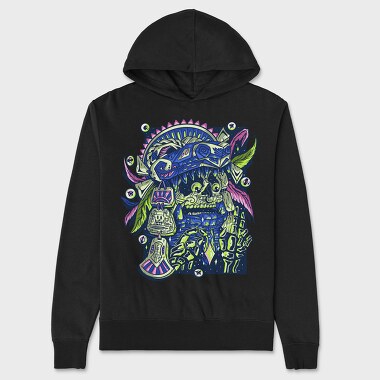 Prehispanic Warrior, Unisex Men's Hoodie