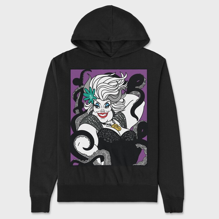 Villanas Disney Ursula C, Unisex Men's Hoodie